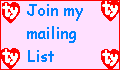 Want to join my mailing list?
